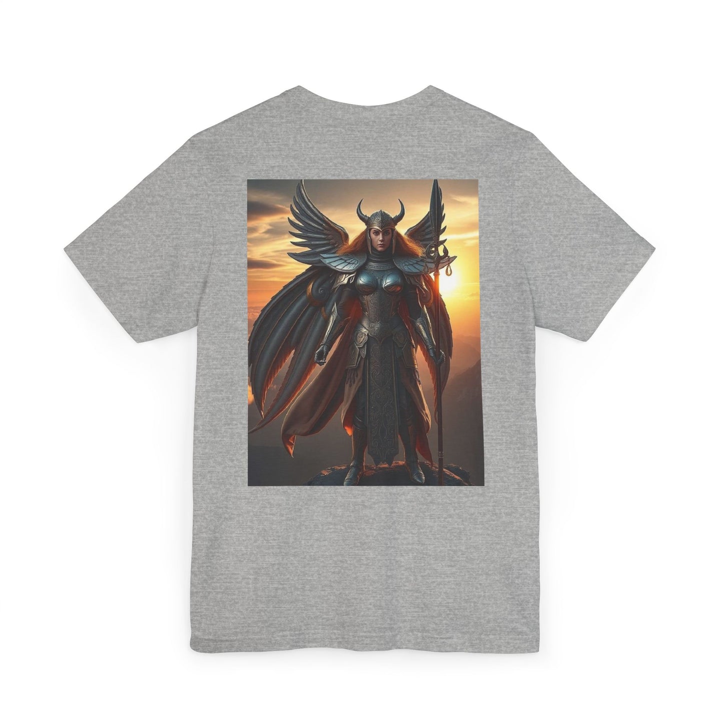 Valkyrie Warrior T-Shirt — Mythic Winged Armor Graphic Tee