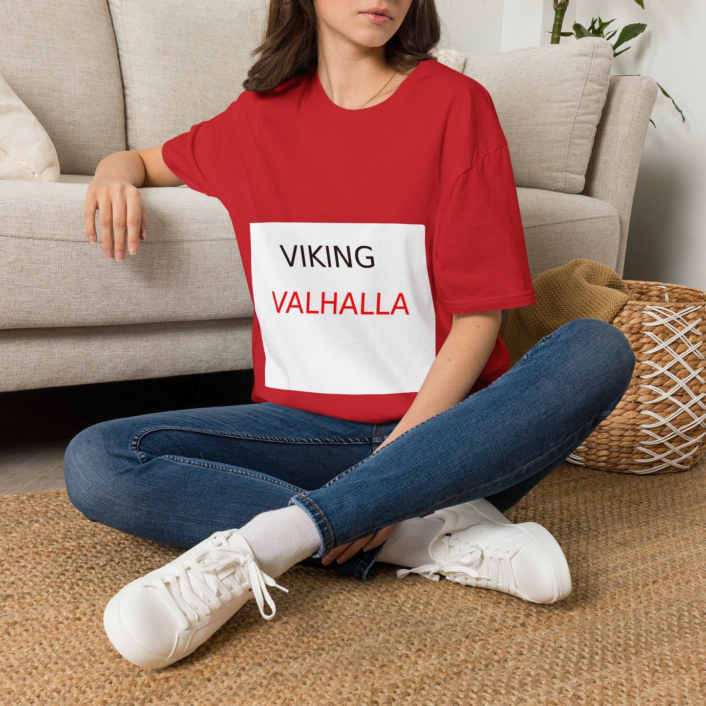 Viking Valhalla T-Shirt — Minimal Norse Print Tee