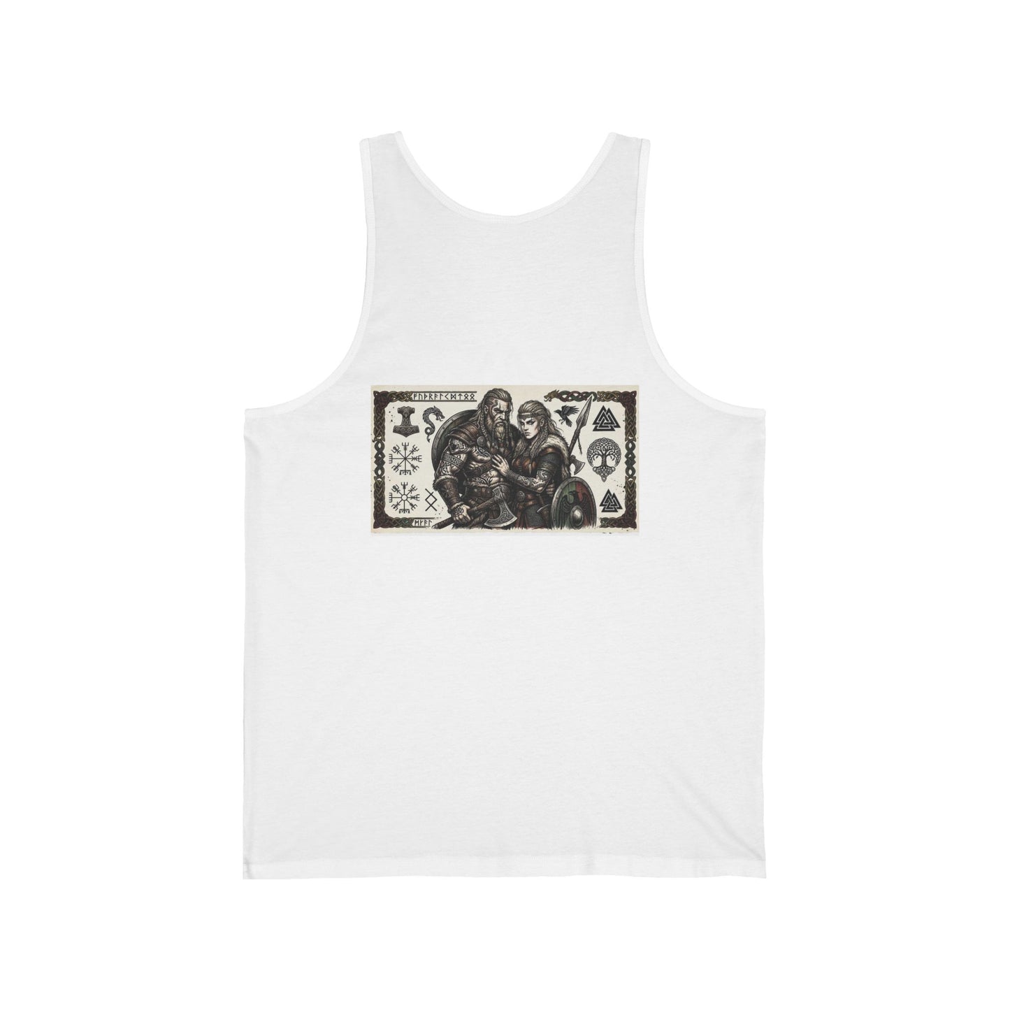 Viking Shieldmates Tank Top — Norse Warrior Illustration Tank