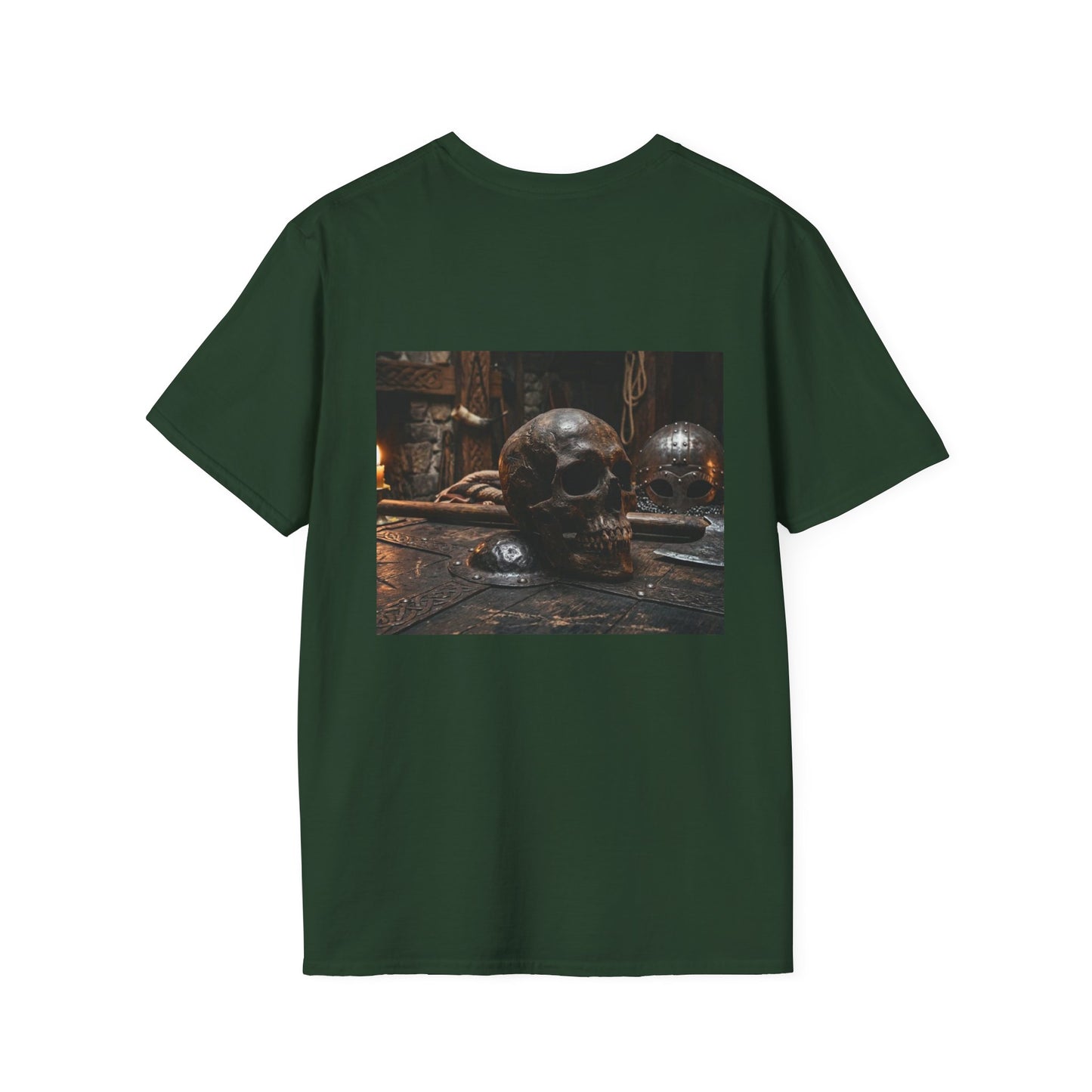 Skull & Relics Graphic T-Shirt — Gothic Vintage Curio Tee