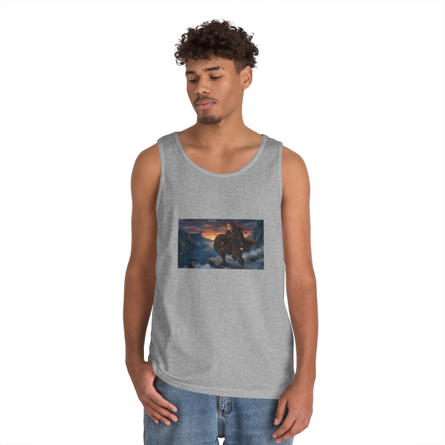 Viking Warrior Tank Top — Norse Saga Graphic Tank