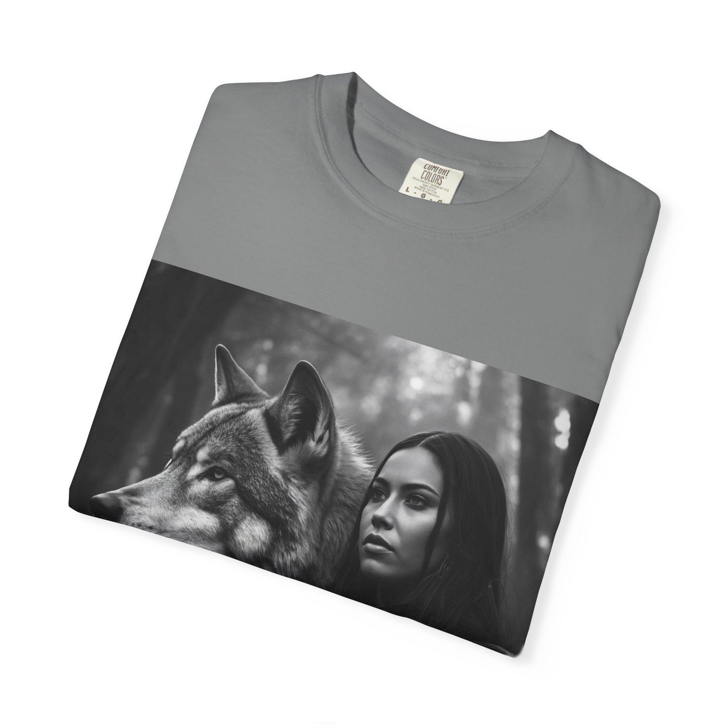 Wolf Warrior T-Shirt — Mystical Forest Warrior Graphic Tee