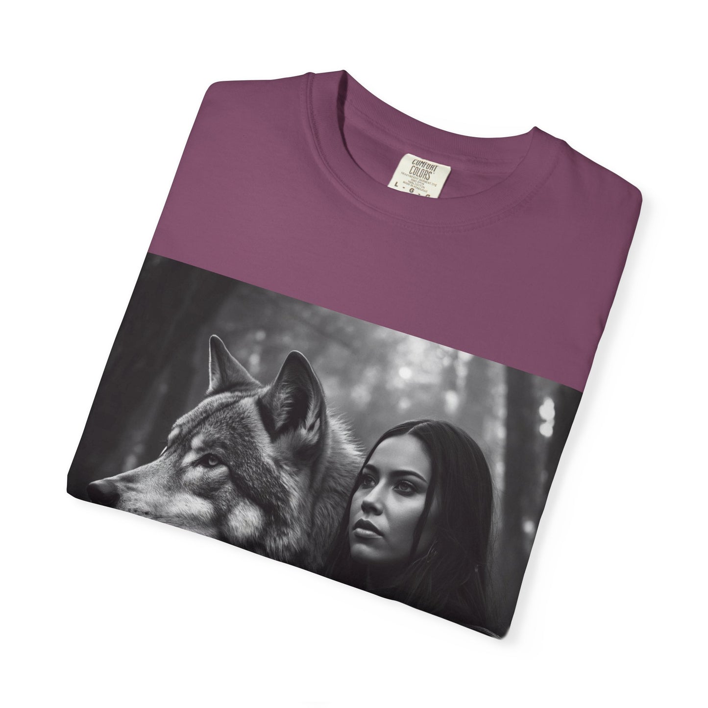 Wolf Warrior T-Shirt — Mystical Forest Warrior Graphic Tee