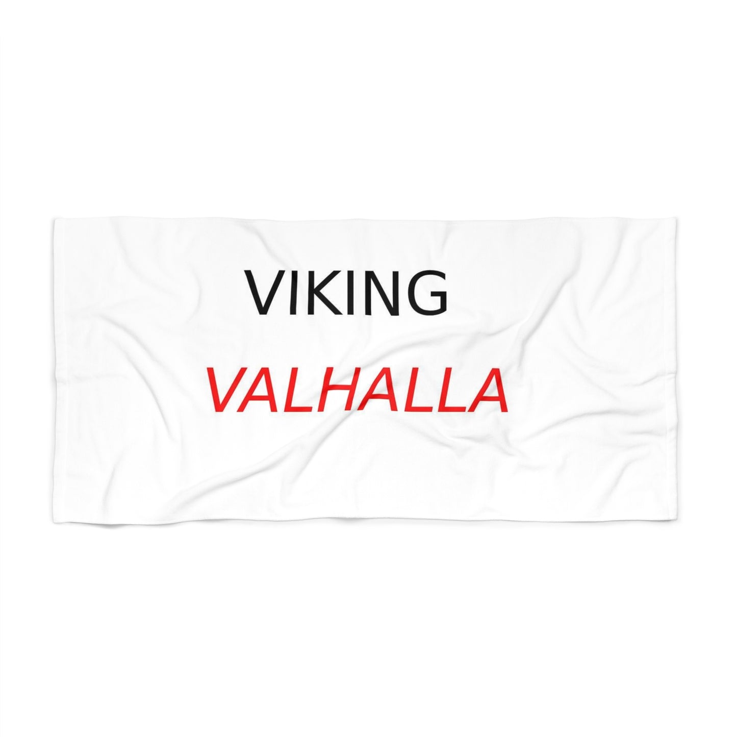 Viking Valhalla Beach Towel — Scandinavian Norse Mythology Pool & Travel Towel