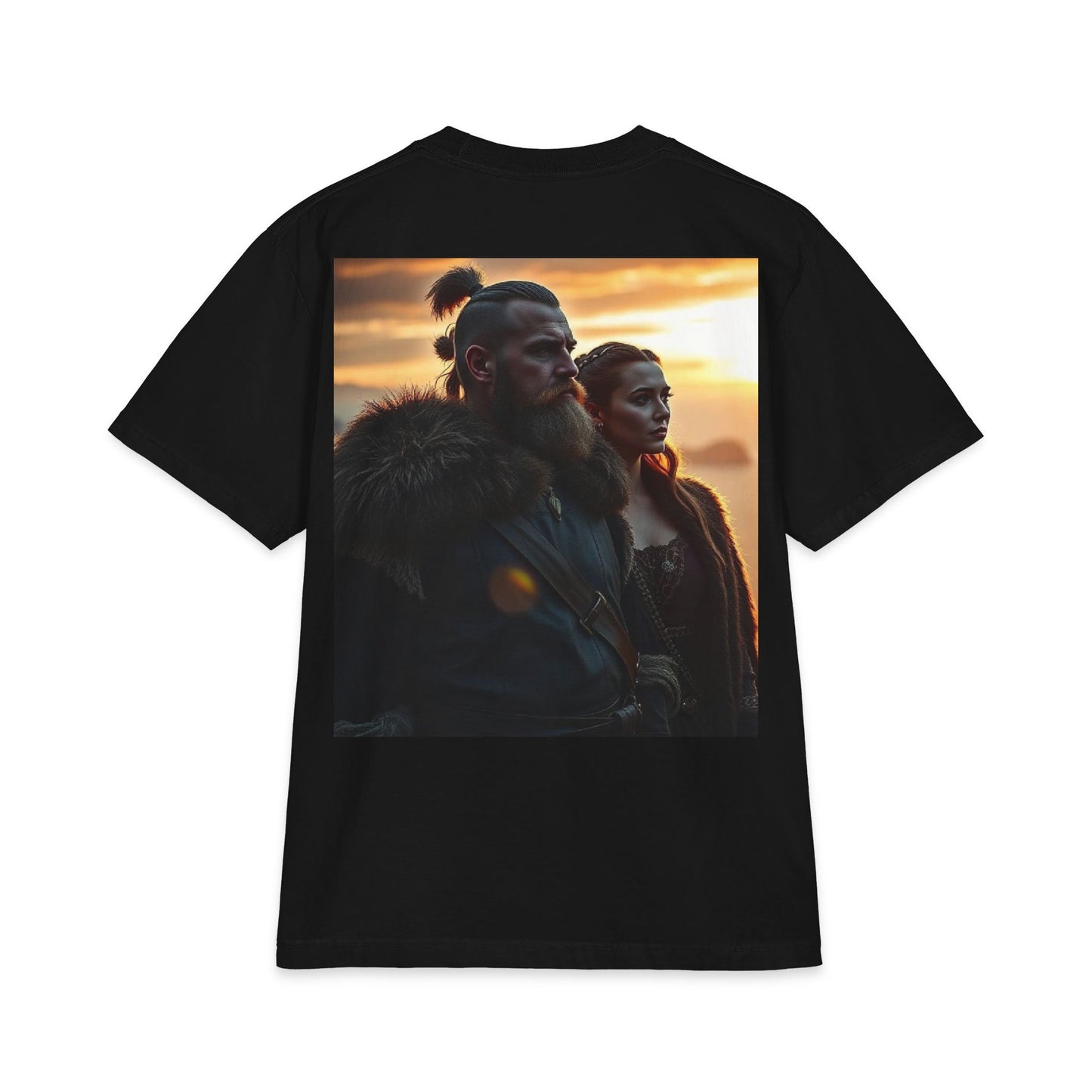 Viking Sunset Graphic T-Shirt