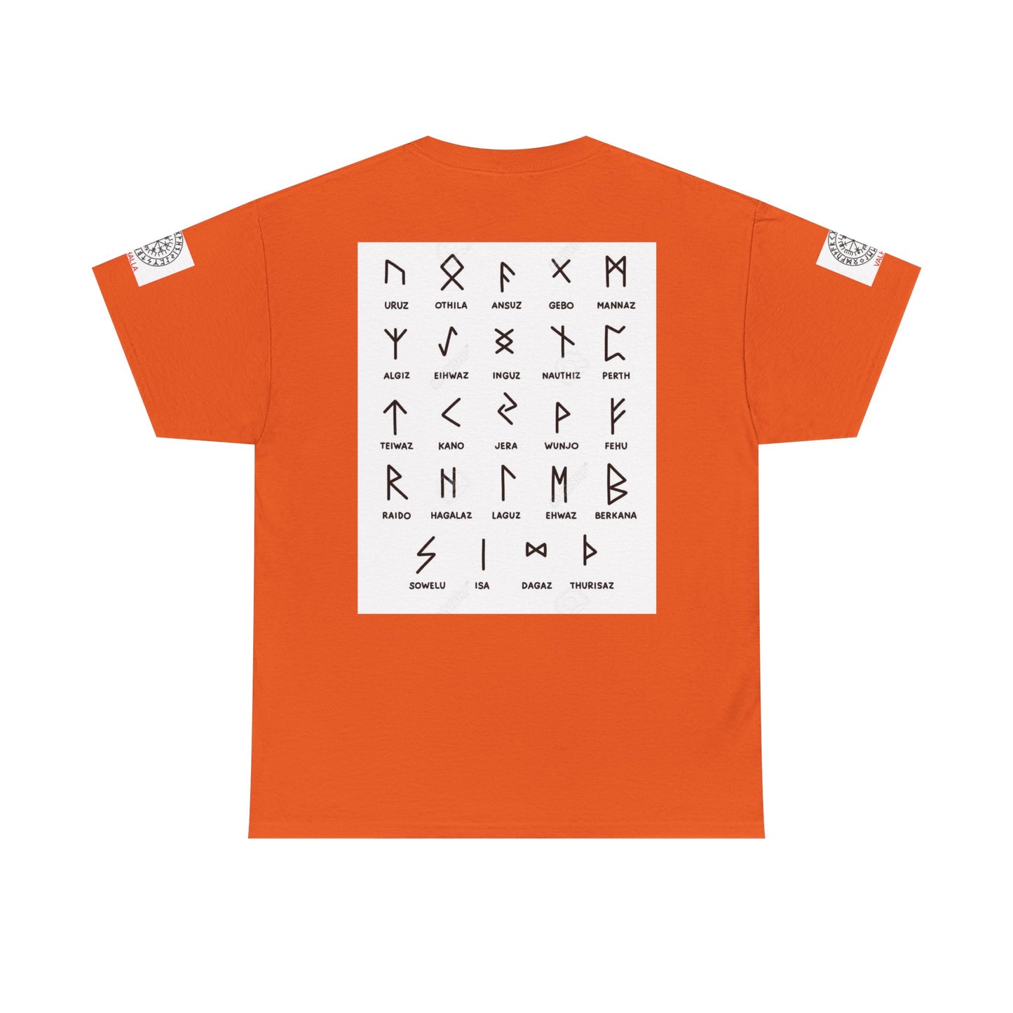 Runes Alphabet T‑Shirt — Viking / Norse Rune Chart Tee