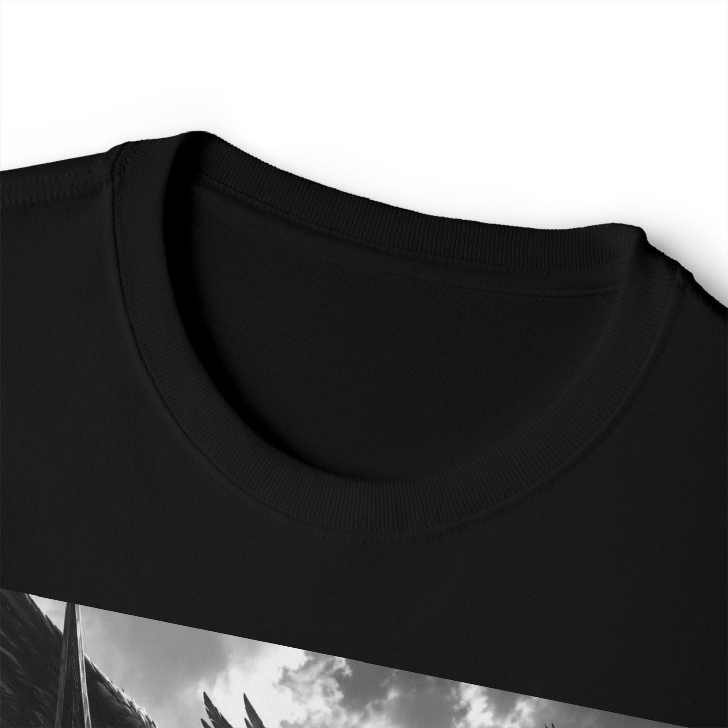 Valkyrie Warrior Tee — Nordic Myth Winged Shield Graphic Shirt