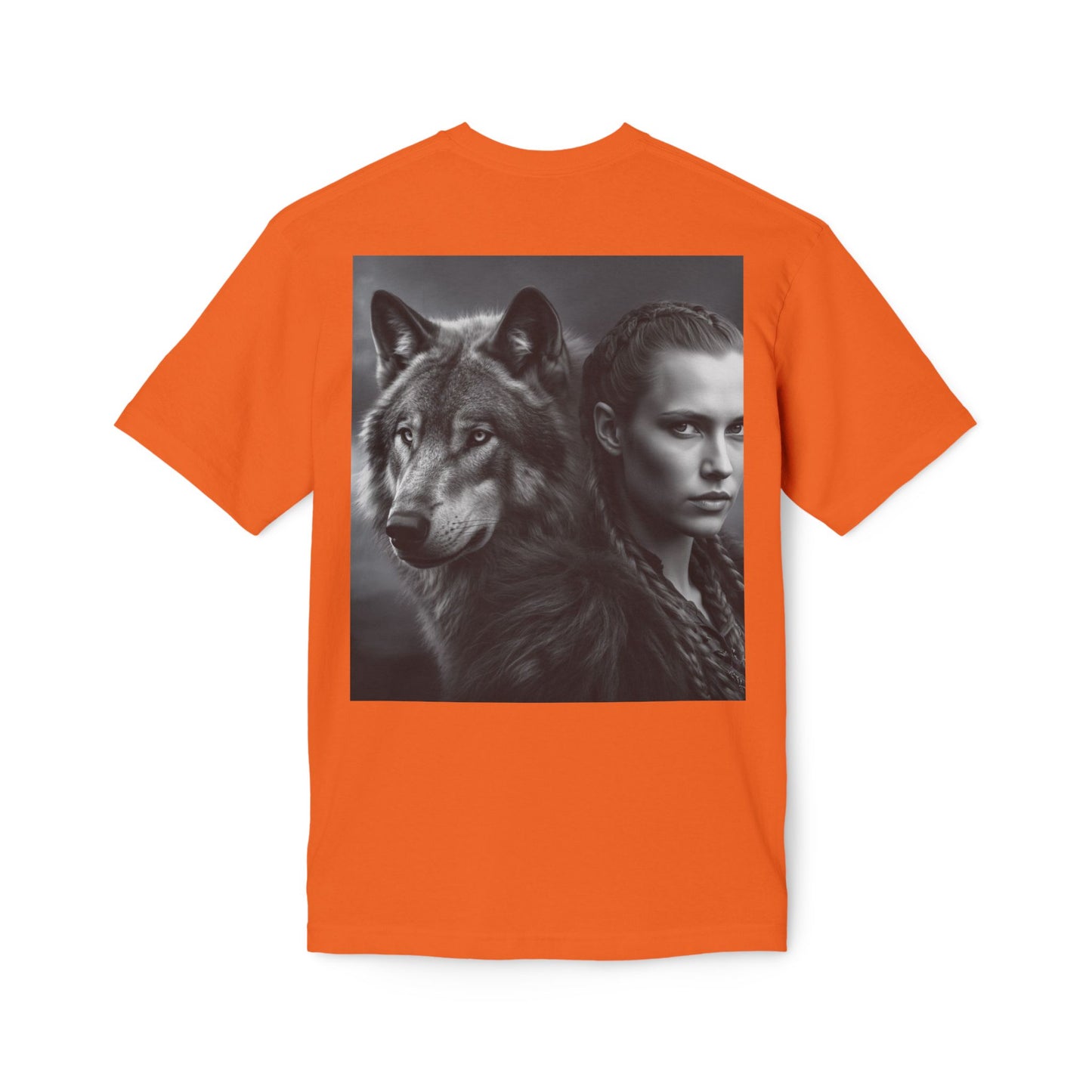Wolf Spirit T-Shirt — Woman & Wolf Portrait Graphic Tee