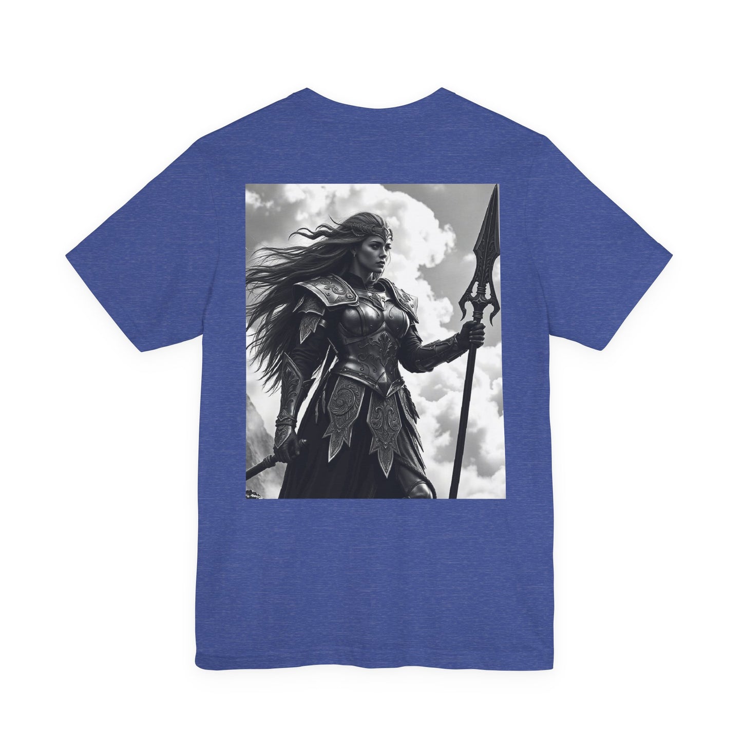 Valkyrie Warrior T-Shirt – Mythic Female Armor Art Tee