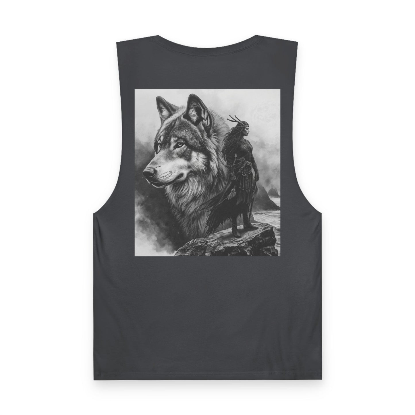 Wolf Spirit Tank Top — Native Rider Graphic Sleeveless Shirt