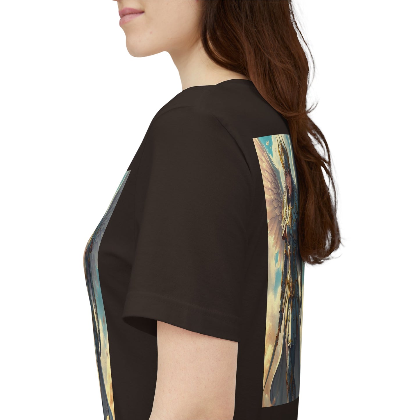 Angel Warrior T-Shirt — Fantasy Valkyrie Winged Armor Graphic Tee