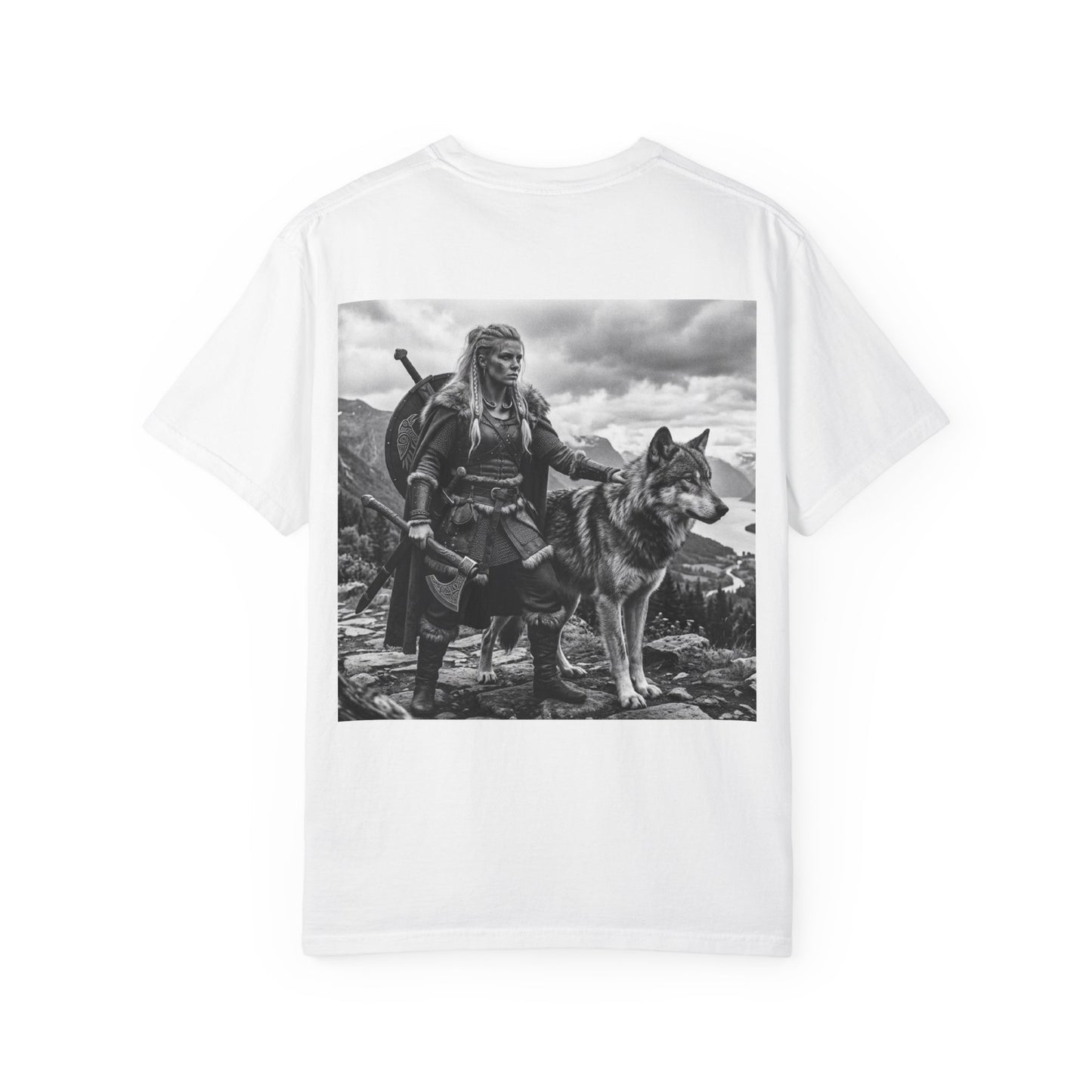 Viking Warrior with Wolf T-Shirt