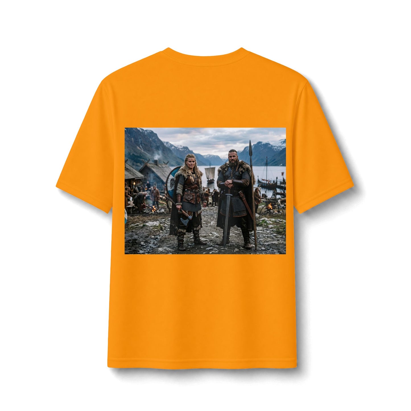 Viking Village Scene Performance Tee