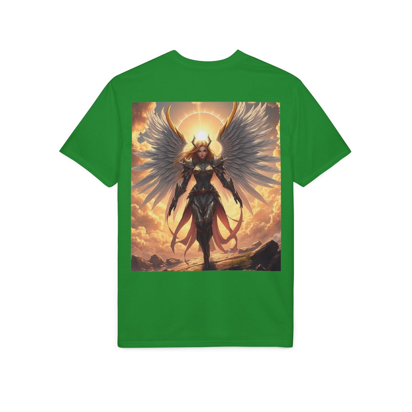 Angel Warrior T-Shirt — Radiant Valkyrie Fantasy Tee