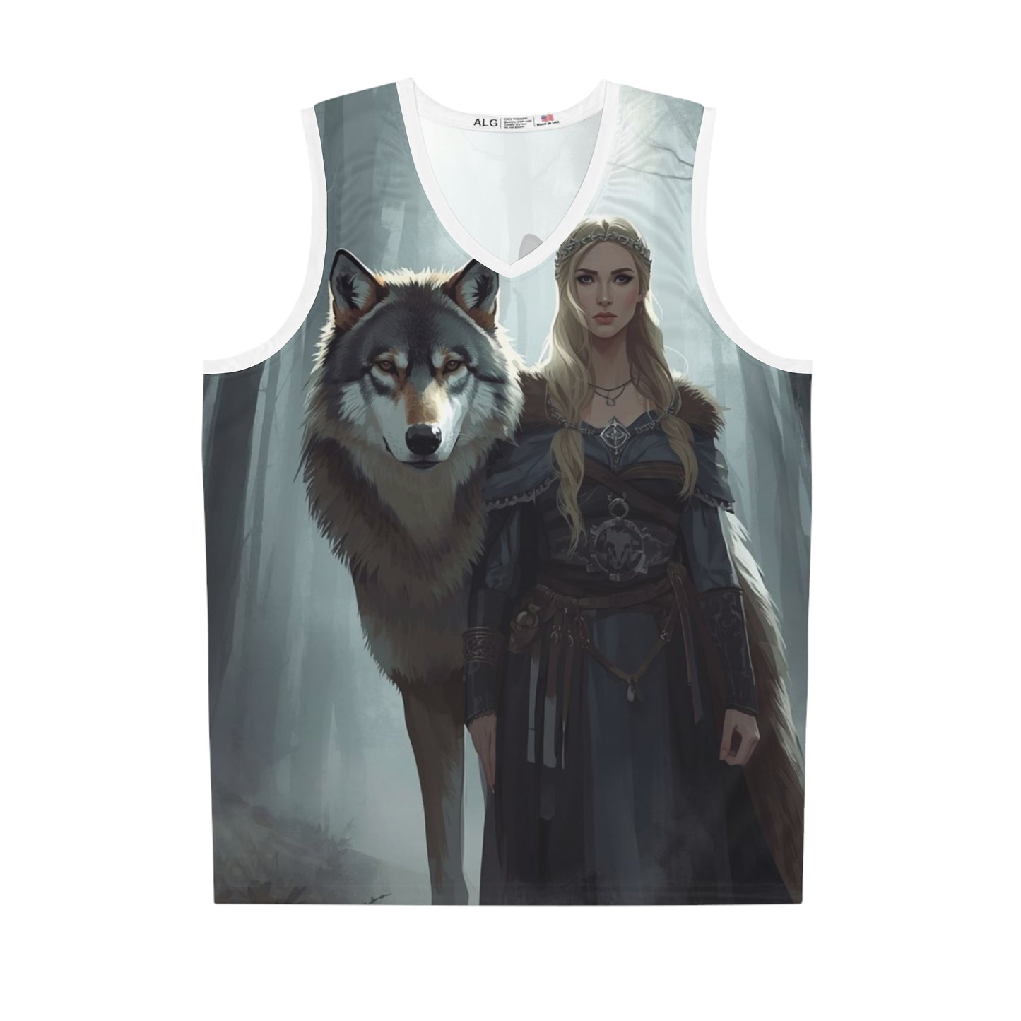 Viking Wolf Guardian Basketball Jersey