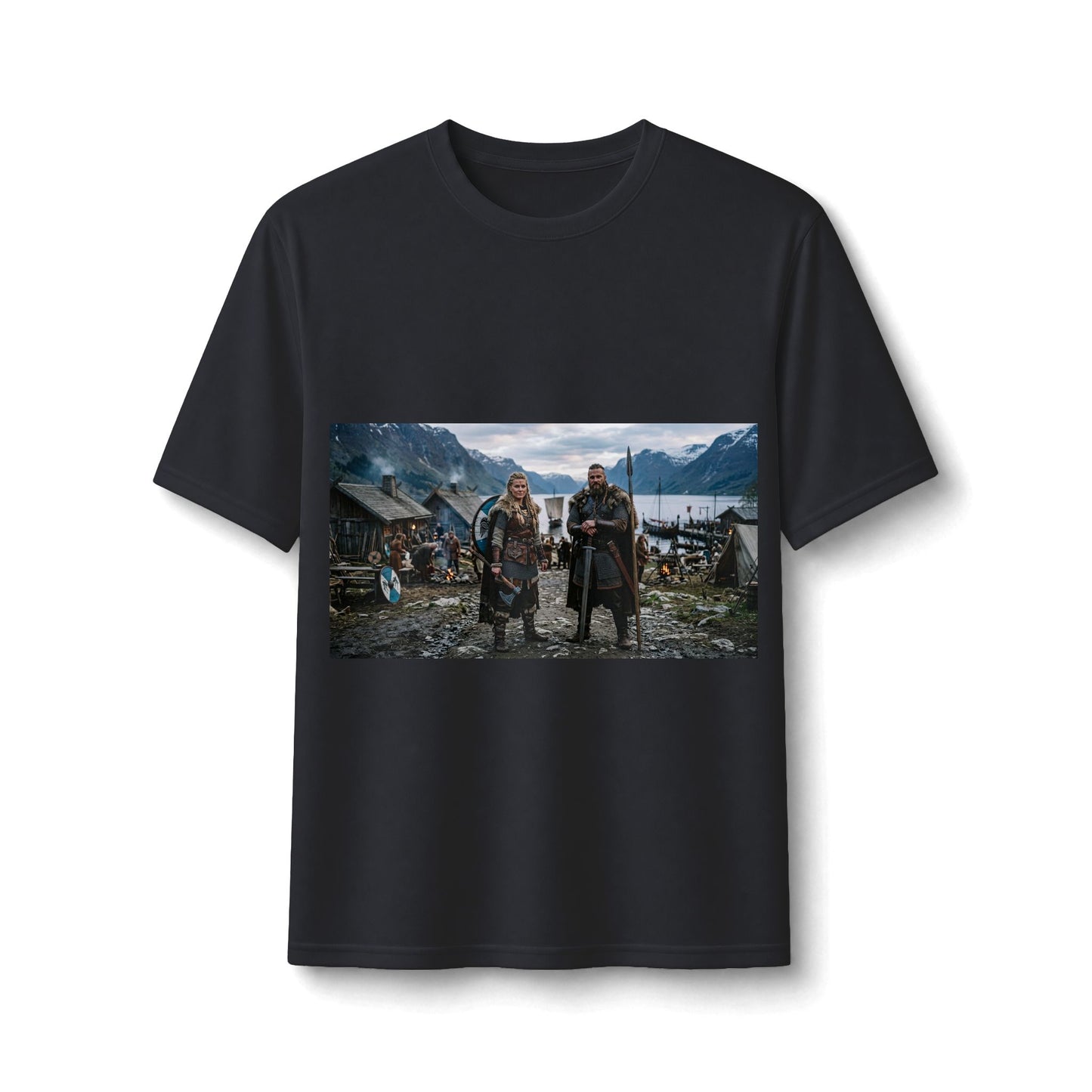Viking Village Scene Performance Tee