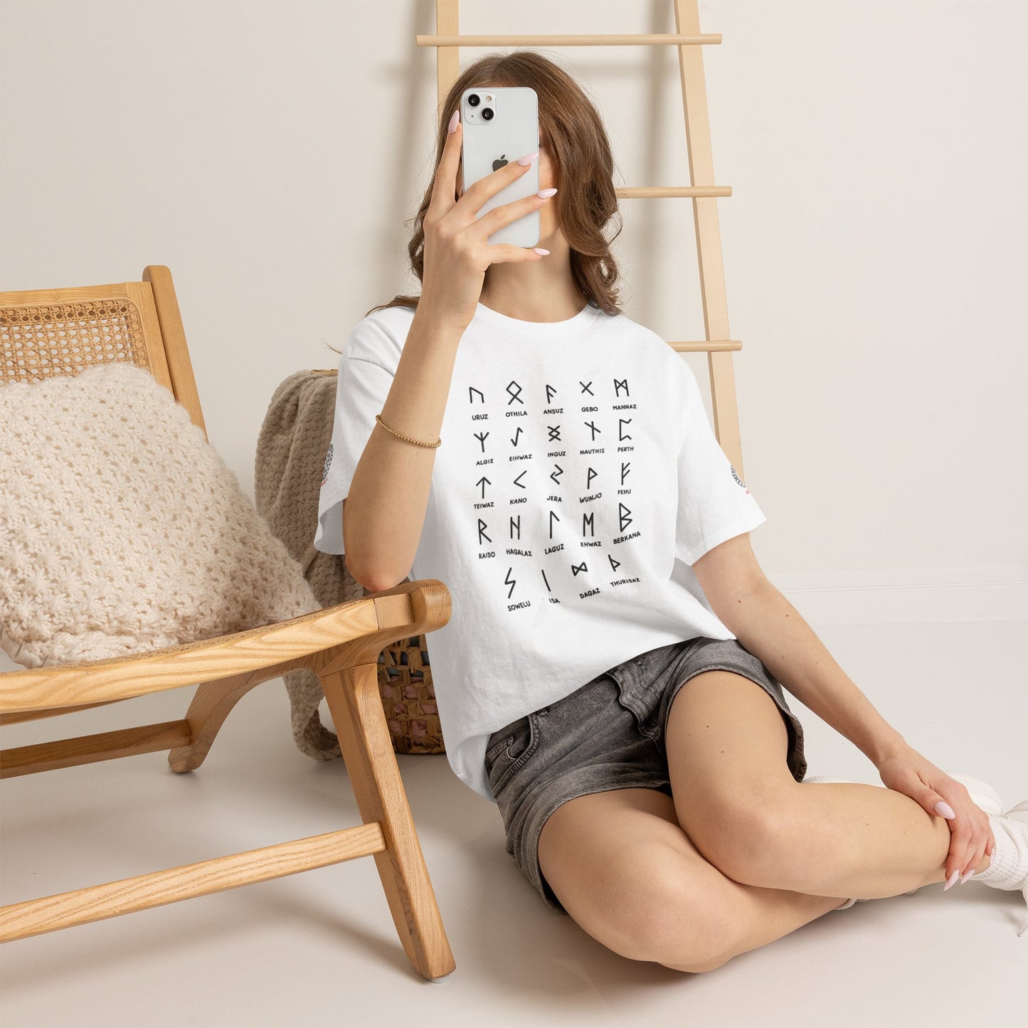 Runes Alphabet T‑Shirt — Viking / Norse Rune Chart Tee