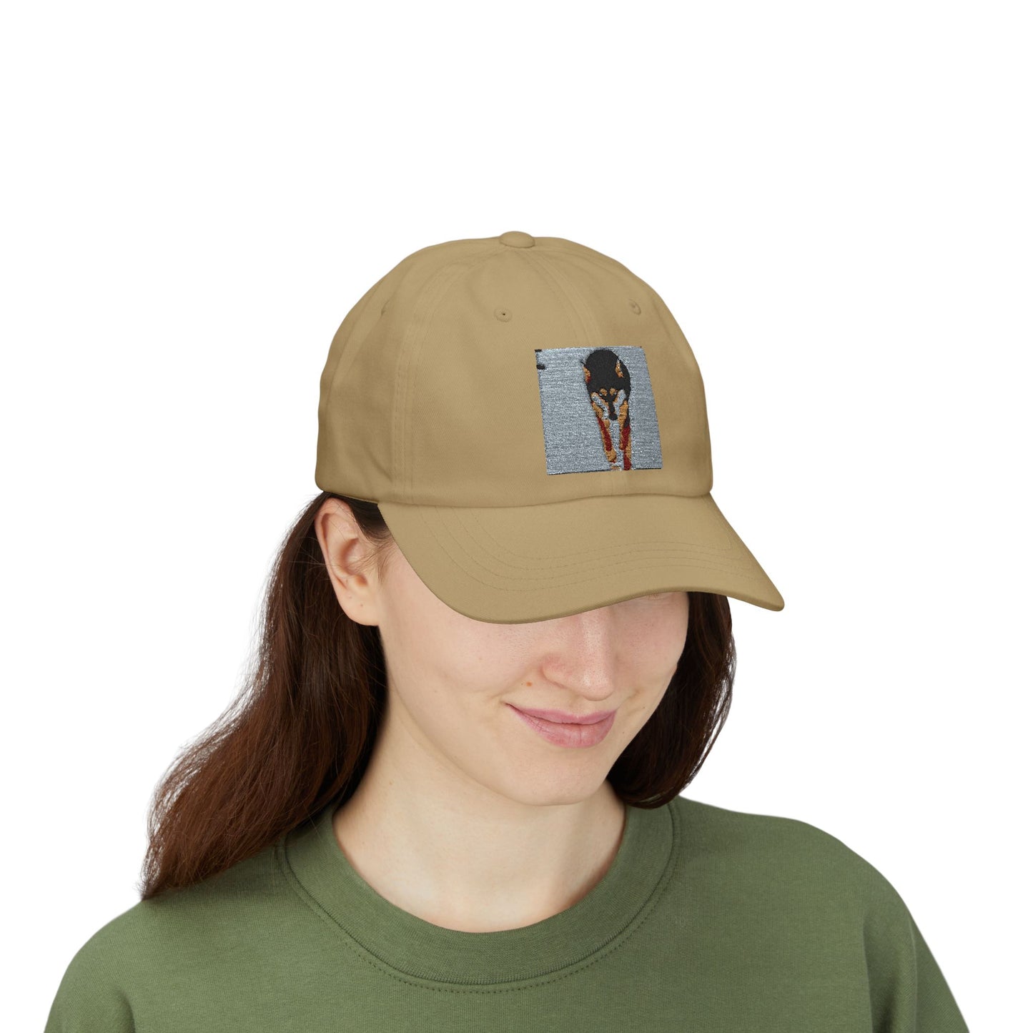 Dad Cap with Vintage Bird Illustration — Embroidered Wildlife Baseball Hat