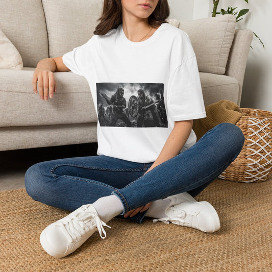 Viking Warriors Graphic T-Shirt — Mythic Norse Battle Scene